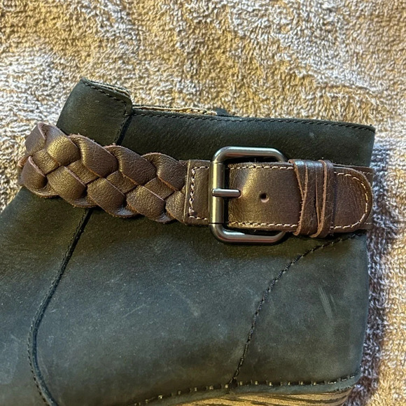 Dansko boots women’s Tivoli Michelle ankle braided black nubuck 6.5/7 EUR 37 - Picture 9 of 9